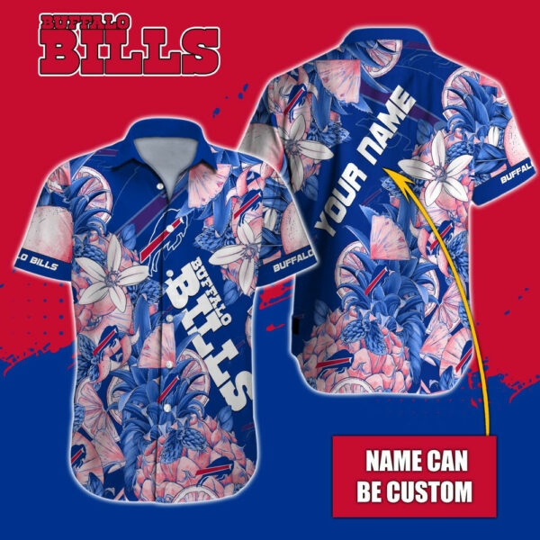 Sport-Team Buffalo Bills Custom Name Special Tropical Fruit Hawaiian Shirt Sport Team Aloha Shirt
