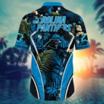 Sport-Team Carolina Panthers Custom Name Flower Summer Tropical Hawaiian Shirt Sport Team Aloha Shirt