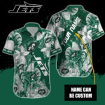 Sport-Team New York Jets Custom Name Special Tropical Fruit Hawaiian Shirt Sport Team Aloha Shirt