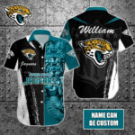 Sport-Team Jacksonville Jaguars Custom Name Special Half Tone Mascot Hawaiian Shirt Sport Team Aloha Shirt