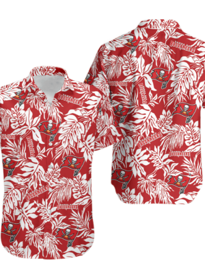 Sport-Team Tampa Bay Buccaneers Tropical Leafs Hawaiian Shirt Summer Aloha Shirt