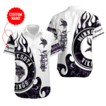 Sport-Team Minnesota Vikings Custom Name Realtree Hunting Hawaiian Shirt Sport Team Aloha Shirt