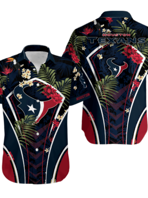 Sport-Team Houston Texans Flower Summer Tropical Hawaiian Shirt Sport Team Aloha Shirt