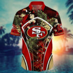 Sport-Team San Francisco 49ers Custom Name Flower Summer Tropical Hawaiian Shirt Sport Team Aloha Shirt