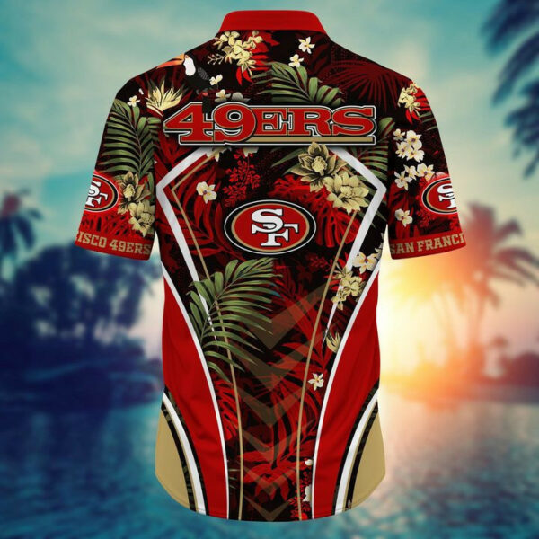 Sport-Team San Francisco 49ers Custom Name Flower Summer Tropical Hawaiian Shirt Sport Team Aloha Shirt