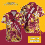 Sport-Team Arizona Cardinals Custom Name Special Tropical Fruit Hawaiian Shirt Sport Team Aloha Shirt