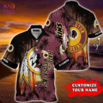Sport-Team Washington Redskins Custom Name Hail To Hawaiian Shirt Sport Team Aloha Shirt