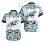 Sport-Team Philadelphia Eagles Special Floral Hawaiian Shirt Summer Aloha Shirt