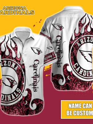 Sport-Team Arizona Cardinals Custom Name Realtree Hunting Hawaiian Shirt Sport Team Aloha Shirt