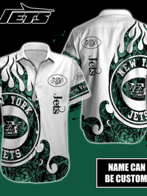 Sport-Team New York Jets Custom Name Realtree Hunting Hawaiian Shirt Sport Team Aloha Shirt
