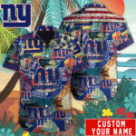 Sport-Team New York Giants Custom Name Special Vintage Style Hawaiian Shirt Sport Team Aloha Shirt