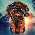 Sport-Team Denver Broncos Custom Name Flower Summer Tropical Hawaiian Shirt Sport Team Aloha Shirt