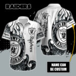 Sport-Team Las Vegas Raiders Custom Name Realtree Hunting Hawaiian Shirt Sport Team Aloha Shirt