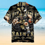 Sport-Team New Orleans Saints Black Player Running Hawaiian Shirt Men Women Aloha Shirt