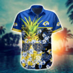 Sport-Team Los Angeles Rams Pineapple Design New Trending Hawaiian Shirt Men Women Aloha Shirt