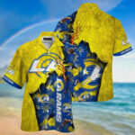 Sport-Team Los Angeles Rams Tropical Best Gift For Fans Hawaiian Shirt Men Women Aloha Shirt
