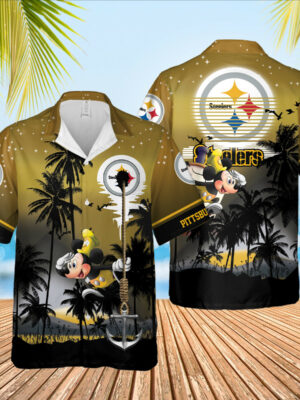 Sport-Team Pittsburgh Steelers Mickey Mouse Edition Hawaiian Shirt Men Women Aloha Shirt