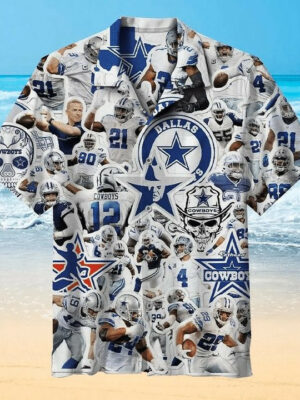 Sport-Team Dallas Cowboys Legends Hawaiian Shirt Men Women Aloha Shirt