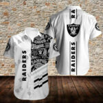 Sport-Team Las Vegas Raiders White Hawaiian Shirt Men Women Aloha Shirt