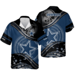 Sport-Team Dallas Cowboys Highlight Logo Grey Hawaiian Shirt Men Women Aloha Shirt