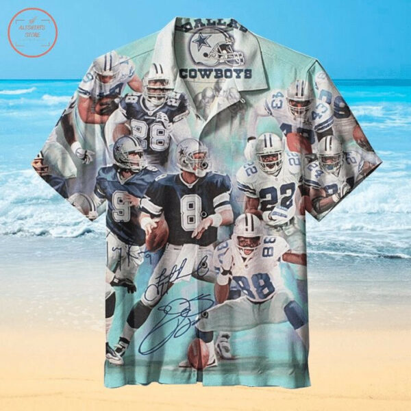 Sport-Team Dallas Cowboys Legends Hawaiian Shirt V2 Men Women Aloha Shirt