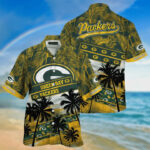 Sport-Team Green Bay Packers Coconut Tree Beach Hawaiian Shirt Men Women Aloha Shirt