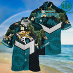 Sport-Team Jacksonville Jaguars Teal Speical Hawaiian Shirt Men Women Aloha Shirt
