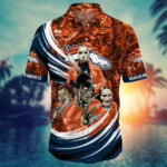 Sport-Team Denver Broncos Halloween Orange Hawaiian Shirt Men Women Aloha Shirt