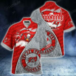 Sport-Team Tampa Bay Buccaneers Red Grey Hawaiian Shirt V2 Men Women Aloha Shirt