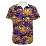 Sport-Team Minnesota Vikings Coconut Tree Beach Hawaiian Shirt Men Women Aloha Shirt