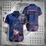 Sport-Team New York Giants Punisher Skull Navy Blue Hawaiian Shirt Men Women Aloha Shirt