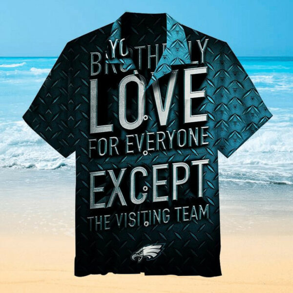 Sport-Team Philadelphia Eagles Love For Everyone Hawaiian Shirt Men Women Aloha Shirt