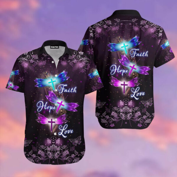 Faith Hope Love DragoSport-Teamy Love Jesus Hawaiian Shirt For Men Women
