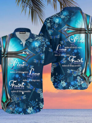 Live Love Faith DragoSport-Teamy Love Jesus Hawaiian Shirt For Men Women