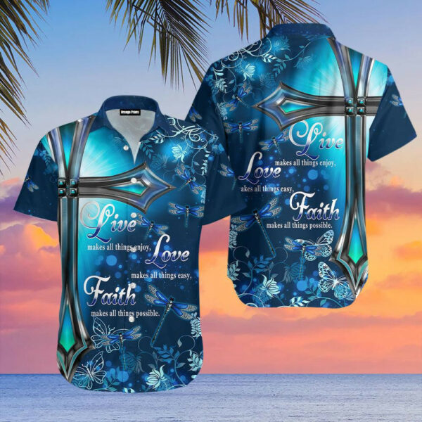 Live Love Faith DragoSport-Teamy Love Jesus Hawaiian Shirt For Men Women