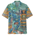 Trippy Colorful DragoSport-Teamy Psychedelic Hippie Hawaiian Shirt