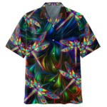 Trippy Colorful DragoSport-Teamy Psychedelic Hippie Hawaiian Shirt