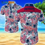 Floral Logo New England Patriots Hawaiian Shirt, Sport-Team Football Team - Perfect Gifts For Your Loved Ones
