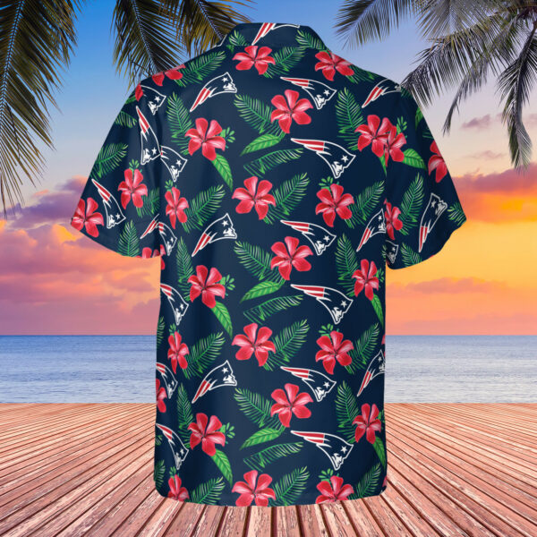 Floral New England Patriots Hawaiian Shirt, Sport-Team Football Team - Perfect Gifts For Your Loved Ones