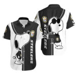 Sport-Team Pittsburgh Steelers Logo And Snoopy Hawaiian Shirt - Perfect Gifts For Your Loved Ones
