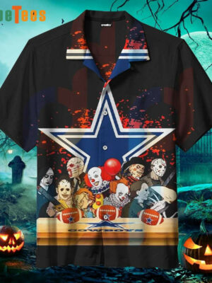 Happy Halloween Sport-Team Dallas Cowboys Hawaiian Shirt - Perfect Gifts For Your Loved Ones