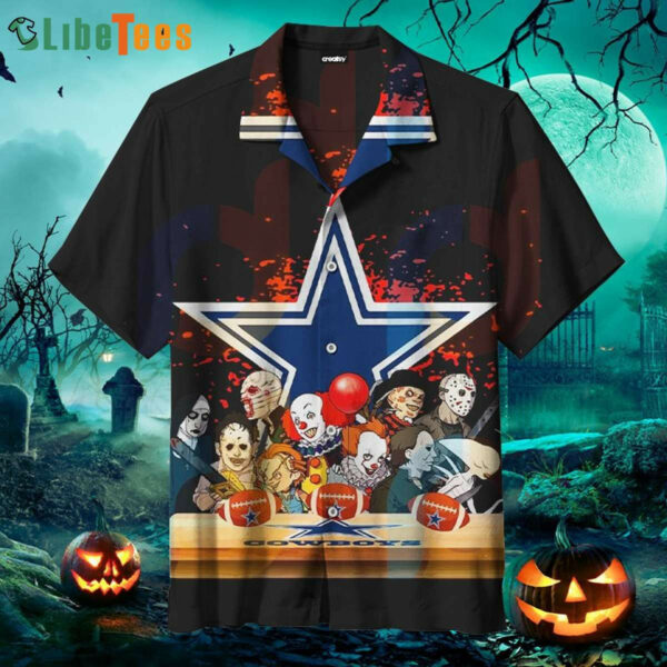 Happy Halloween Sport-Team Dallas Cowboys Hawaiian Shirt - Perfect Gifts For Your Loved Ones