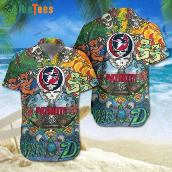Sport-Team New England Patriots Hawaiian Shirt Grateful Dead - Perfect Gifts For Your Loved Ones