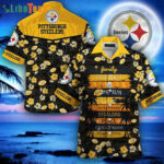 Sport-Team Pittsburgh Steelers Logo Family Football Home Run Love Celebrate Hawaiian Shirt - Perfect Gifts For Your Loved Ones