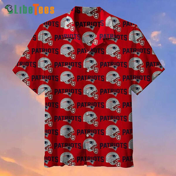 Red New Sport-Team England Patriots Hawaiian Shirt - Perfect Gifts For Your Loved Ones