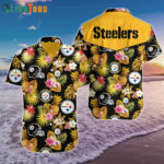 Sport-Team Pittsburgh Steelers Helmets And Logo Hawaiian Shirt - Perfect Gifts For Your Loved Ones