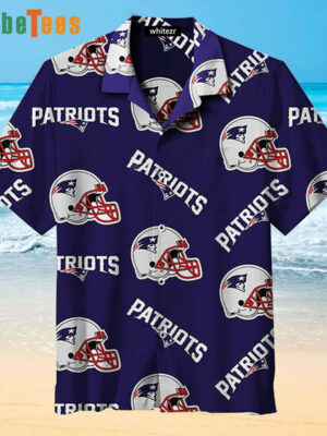 Sport-Team New England Patriots Hawaiian Shirt Helmet Pattern - Perfect Gifts For Your Loved Ones
