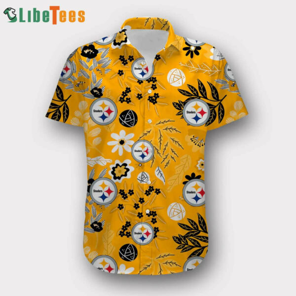 Sport-Team Pittsburgh Steelers Logo Pattern Hawaiian Shirt - Perfect Gifts For Your Loved Ones