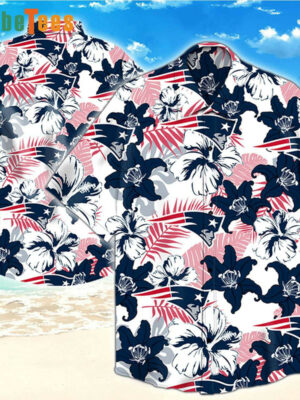 Sport-Team New England Patriots Hawaiian Shirt Hibiscus Flower - Perfect Gifts For Your Loved Ones