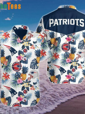 Sport-Team New England Patriots Hawaiian Shirt Pineapple And Helmet - Perfect Gifts For Your Loved Ones